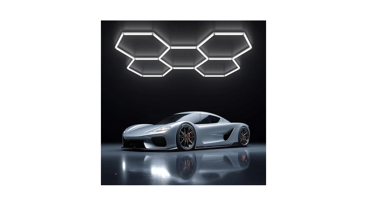 X-litall Hexagon Garage Lights Led Garage Light - Easy Install