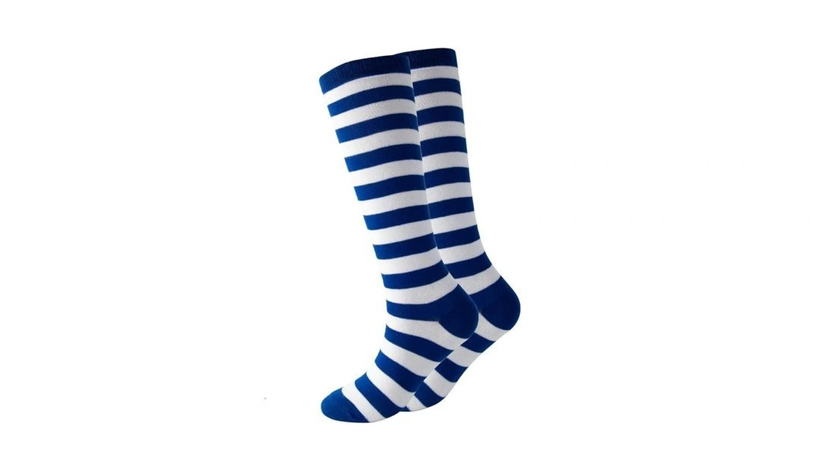 Cerebro Knee High Socks For Kids Stripes Girls Cotton Calf