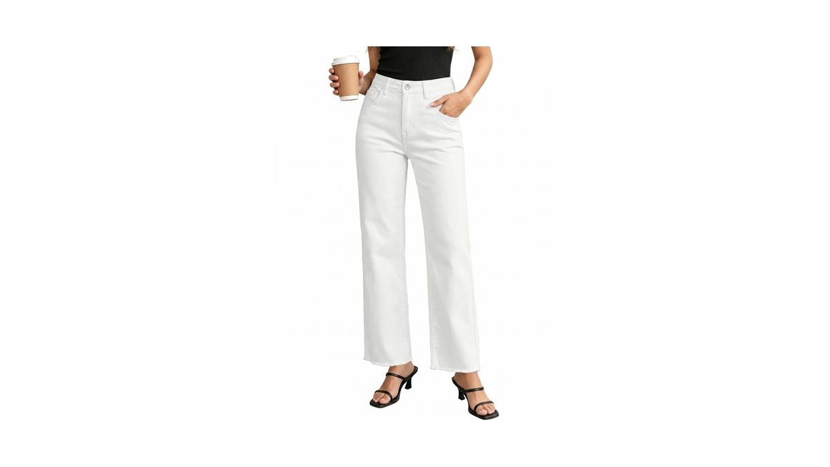 Grapent Summer Jeans For Women 2025 Trendy Straight Leg Pants