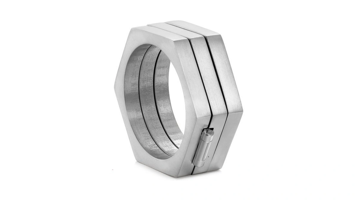 King Will Men Stainless Steel Rings 8.8mm Size 11