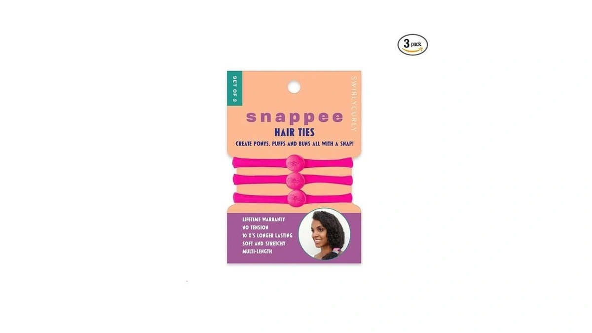 Snap Hair Ties For Thick, Natural, Curly Hair | No
