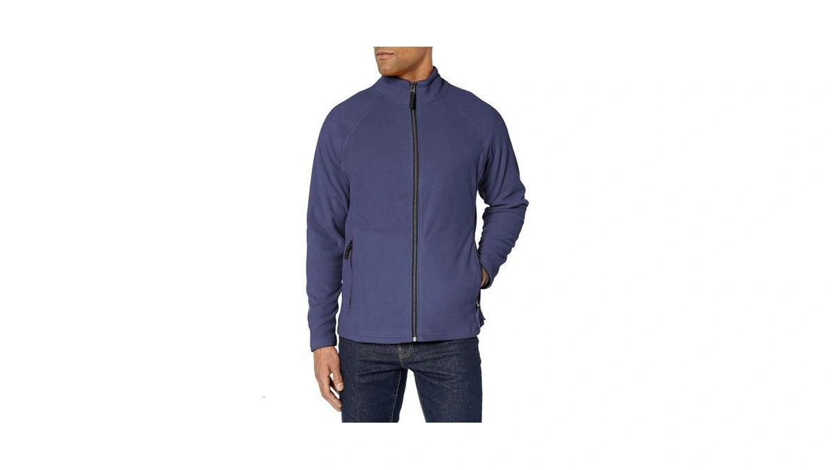 Clique Mens Summit Full-zip Microfleece Sweatshirt, Navy, 3x-large Us
