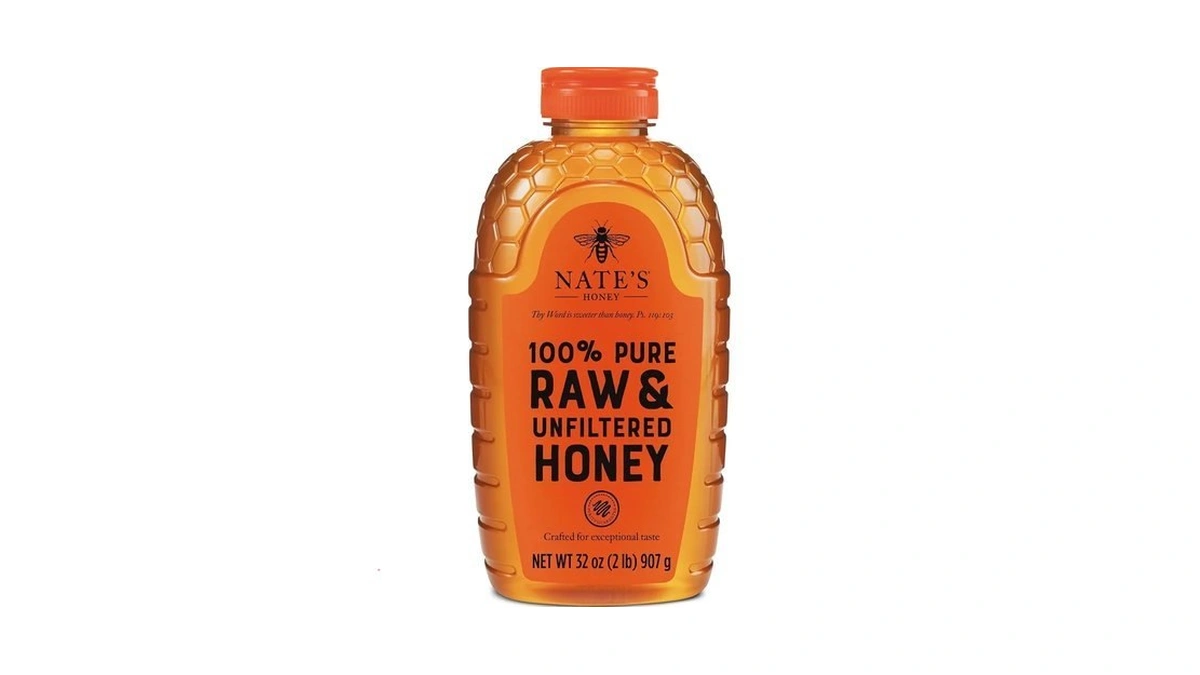 Nate's 100% Pure, Raw & Unfiltered Honey - 32oz. Squeeze
