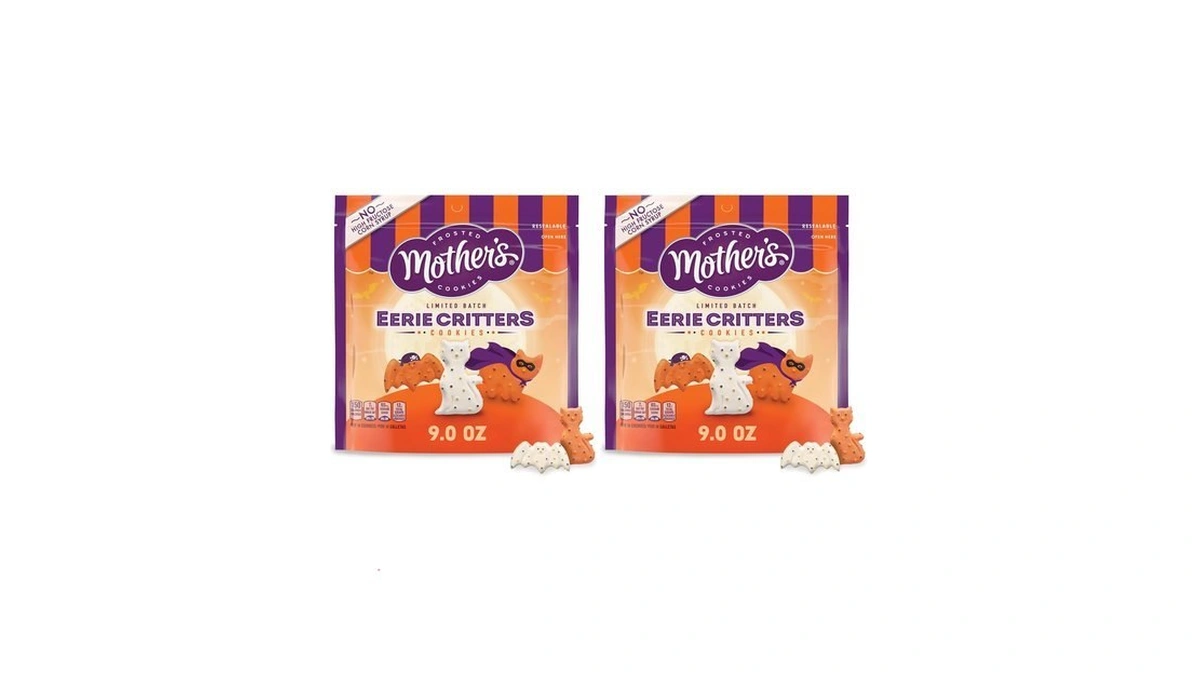 Mother’s Limited Batch Eerie Critters, Shortbread Frosted Animal Cookies, Great