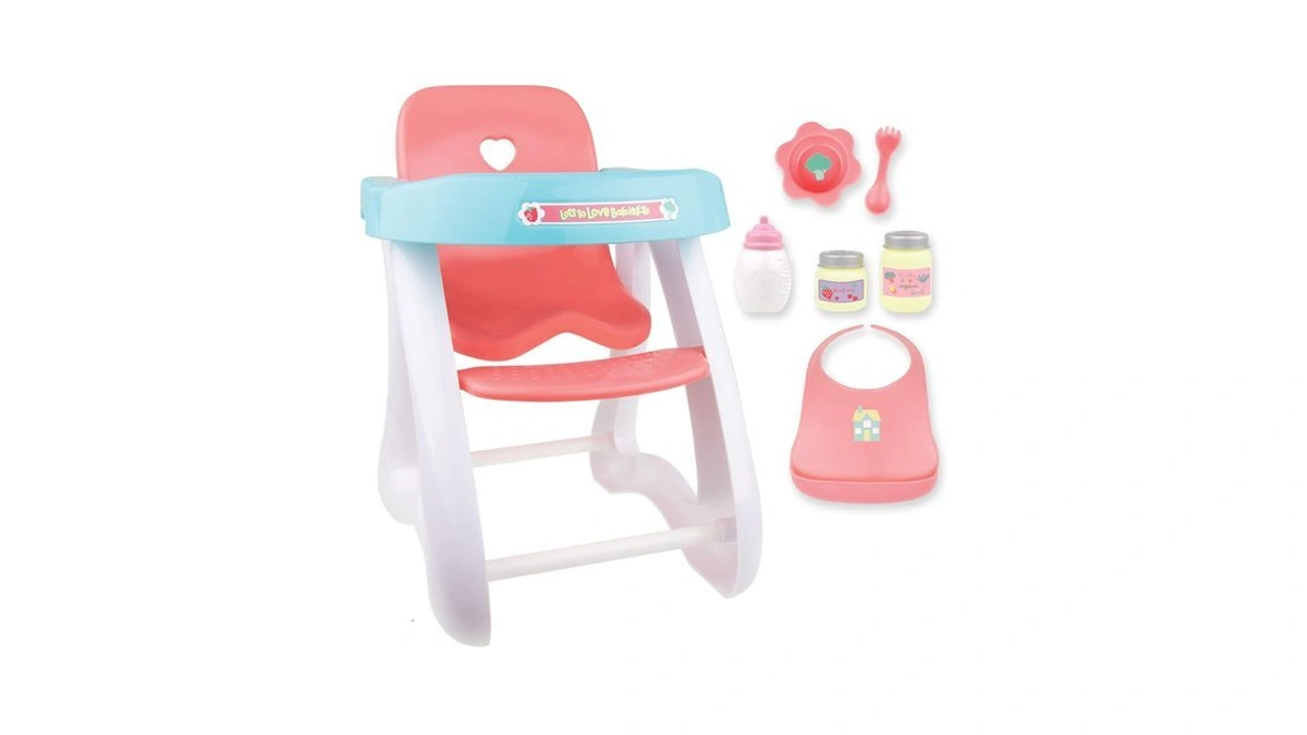 Jc Toys - Doll High Chair | Fits Dolls Up