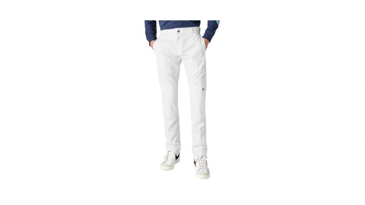 Dickies Men's Skinny Straight Double Knee Work Pants - Durable,