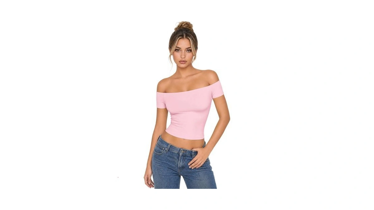 Women Off The Shoulder Tops Going Out Y2k Summer Sexy