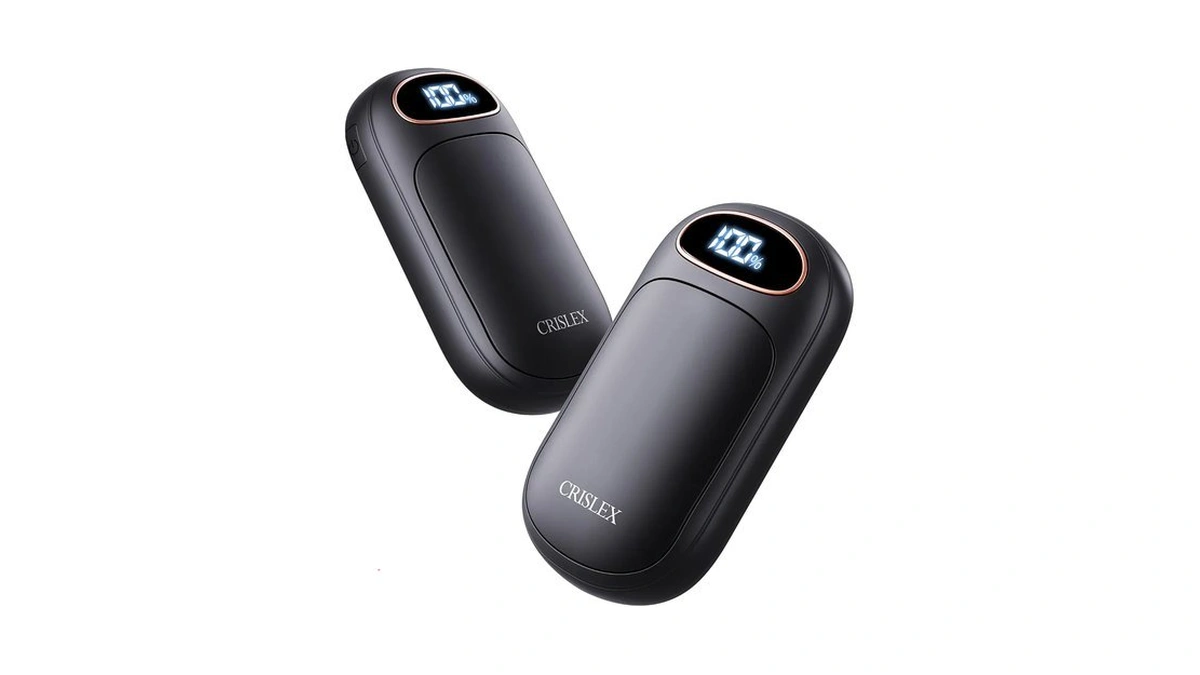 Hand Warmers Rechargeable 2 Pack, Smart Led Display, Long-lasting Safe