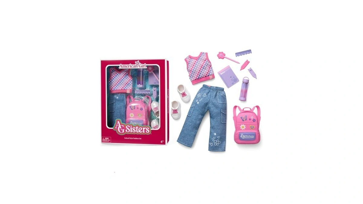 American Girl, Ag Sisters School Style Fashion Set, Doll Clothes,