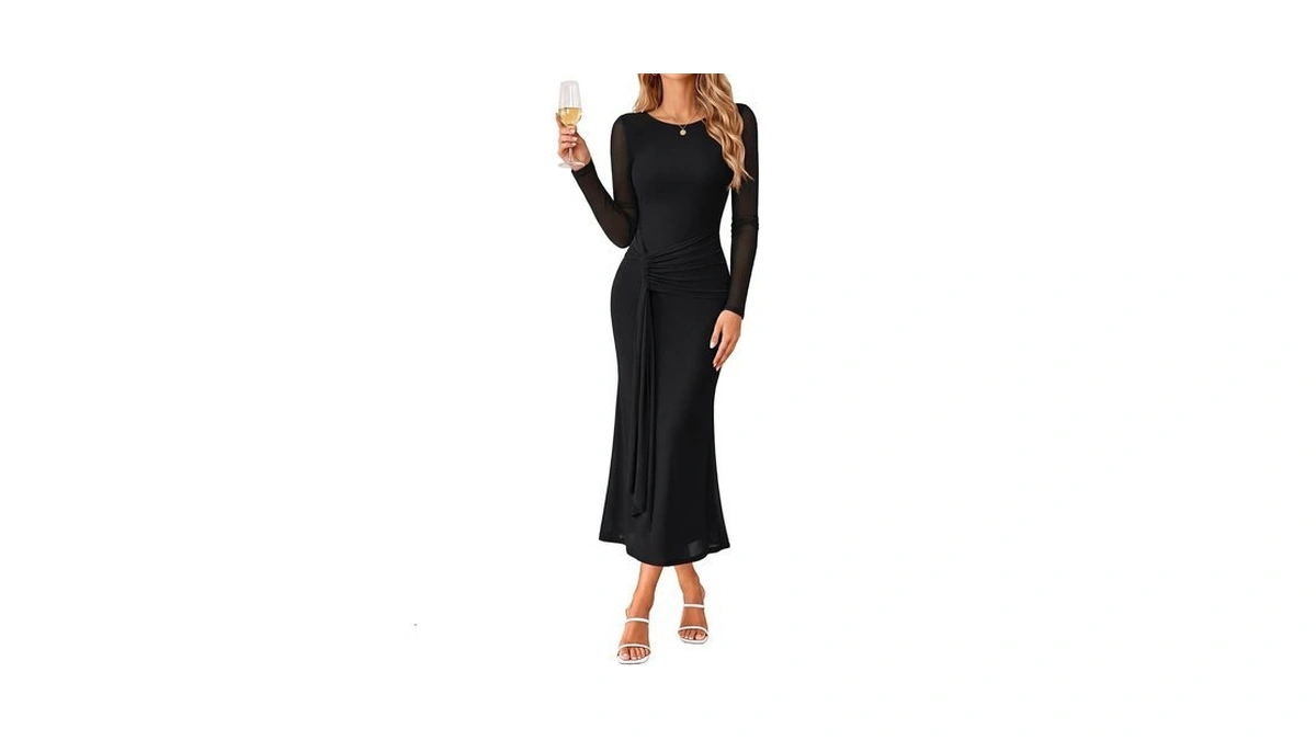 Grace Karin Women's Long Sleeve Dresses Bodycon Wedding Guest Dress