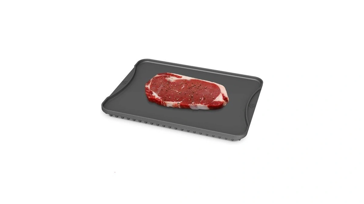 Aluminum Defrosting Tray For Frozen Meat -large Black Defrosting Tray,