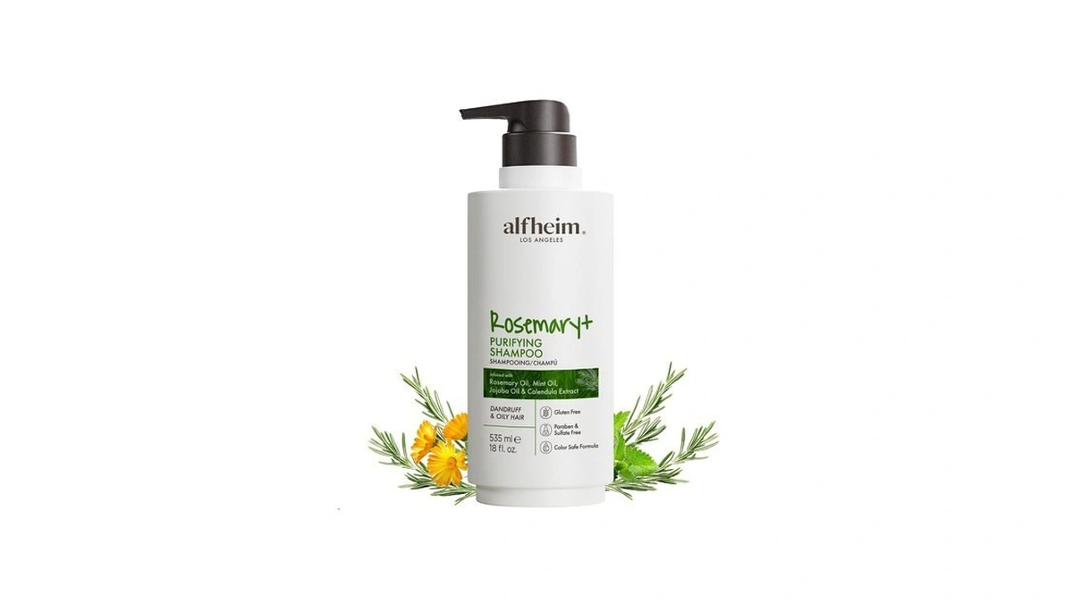 Alfheim Rosemary+ Purifying Shampoo For Oily & Fine Hair With