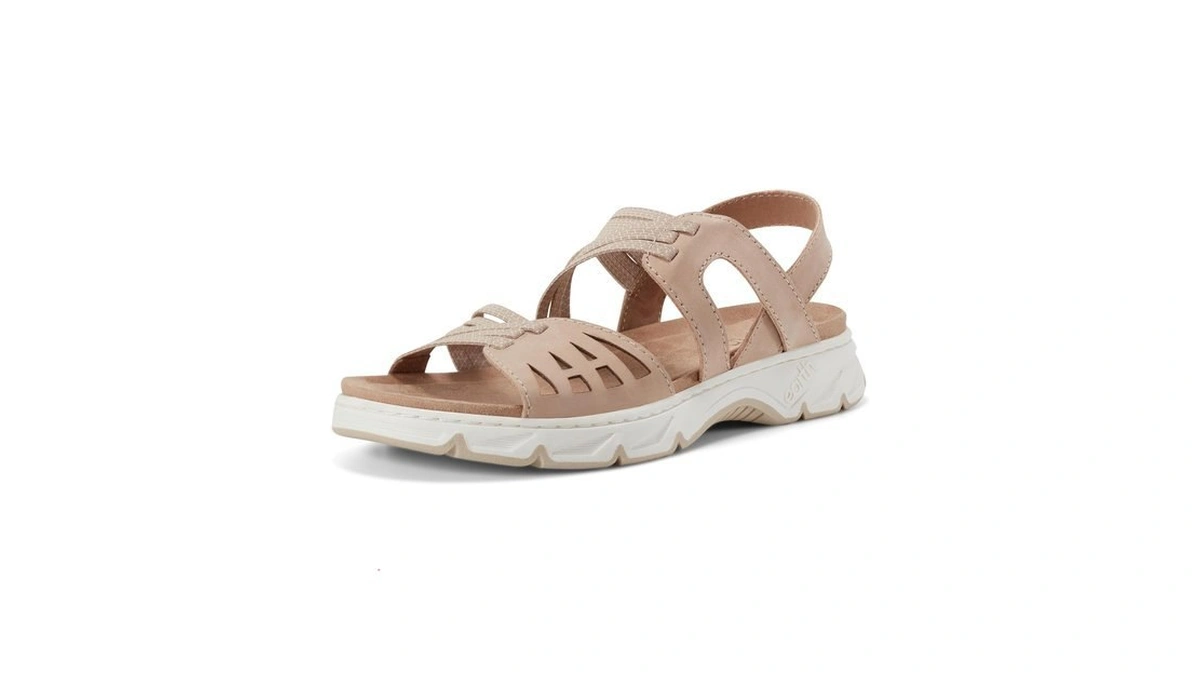 Earth® Vernon Flat Sandals, Light Natural 110, 9 W
