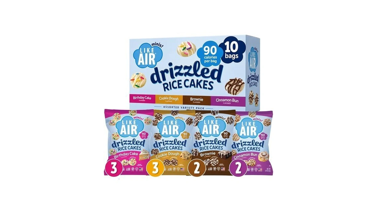 Like Air Drizzled Rice Cakes - 4 Flavor Variety Pack