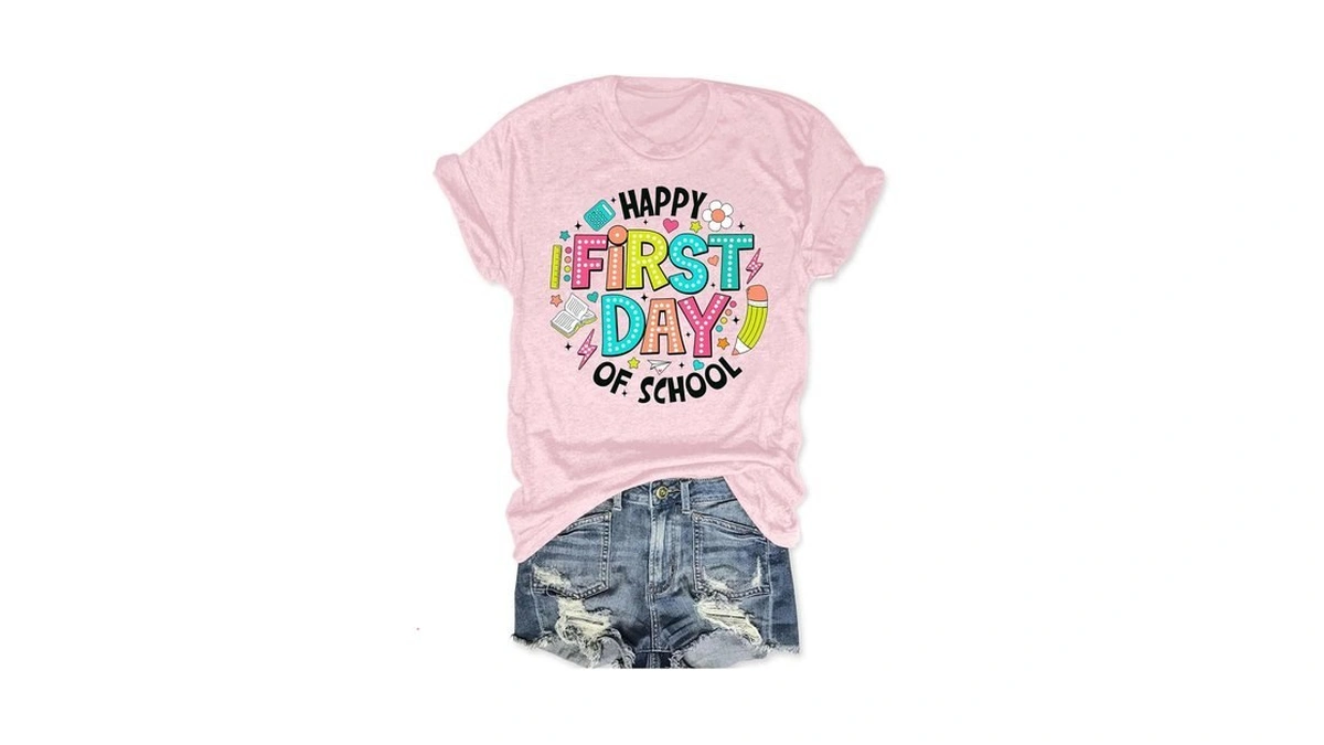 Recutewu First Day Of School Shirts For Women: Teacher T