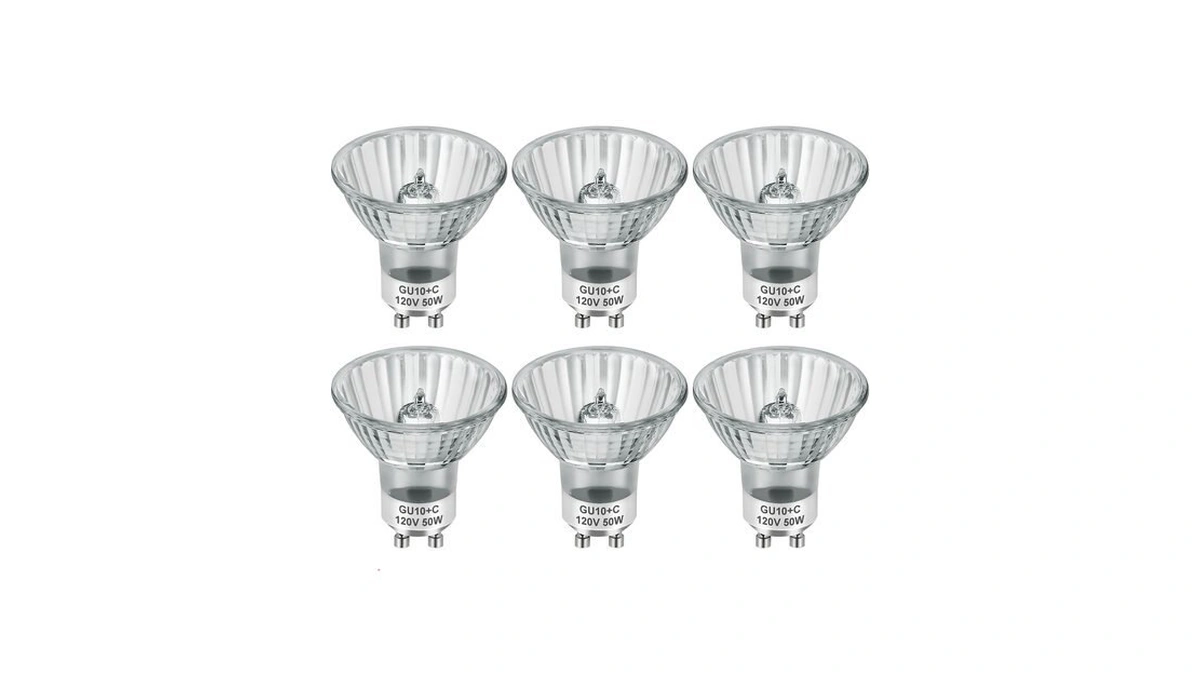 Serbion Gu10 120v 50w Halogen Light Bulbs For Track And