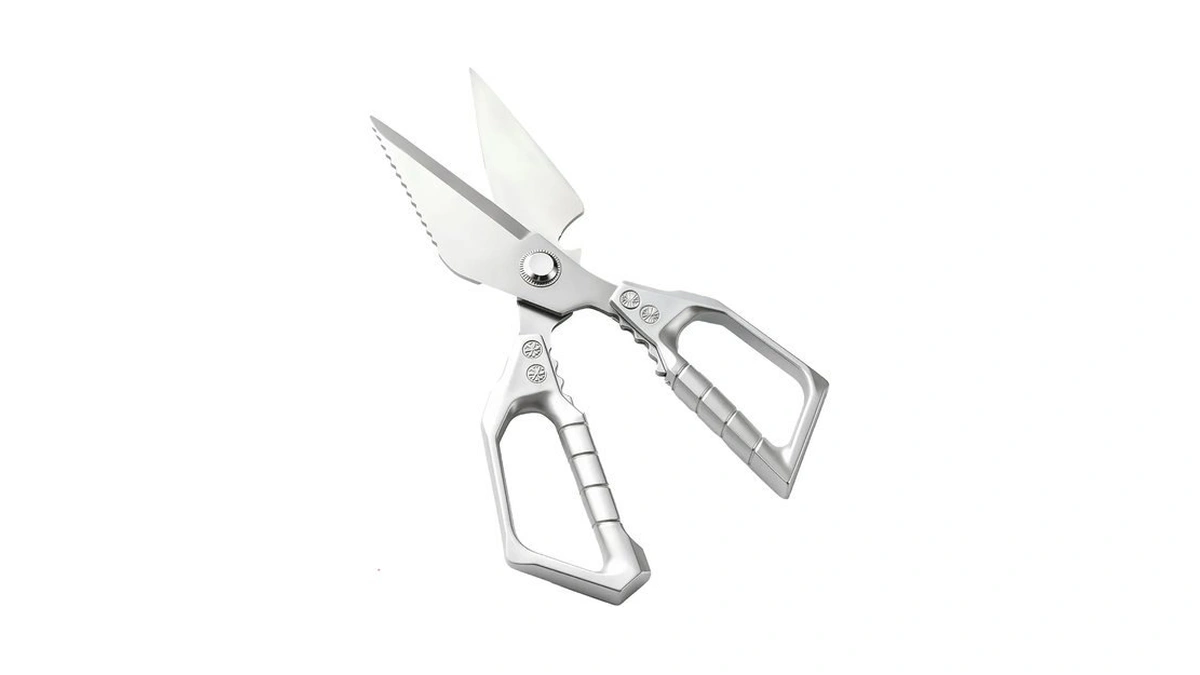 Suwtiin Heavy Duty Stainless Steel All Purpose Kitchen Scissors Silver
