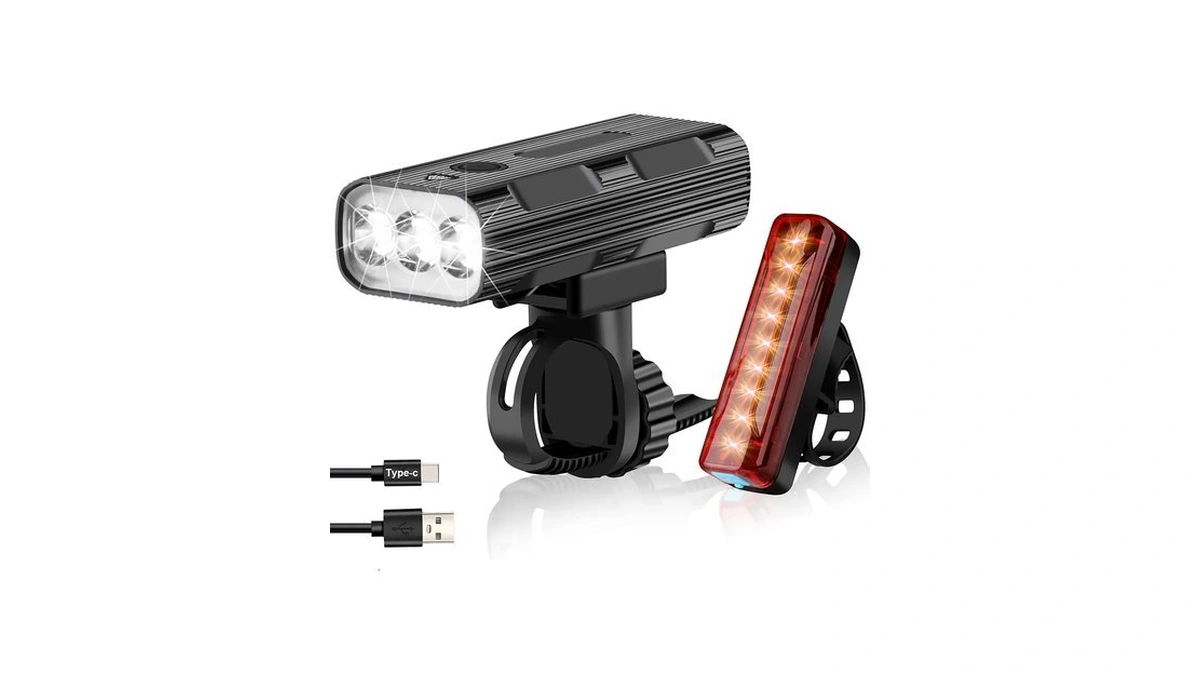 Ikirkliten Bike Lights Front And Back, Rechargeable Led Bicycle Light