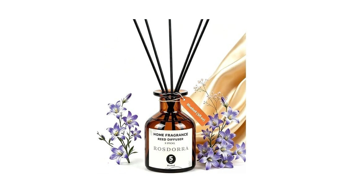 Amazon : Rosdorra Reed Diffuser For Bathroom 5oz,