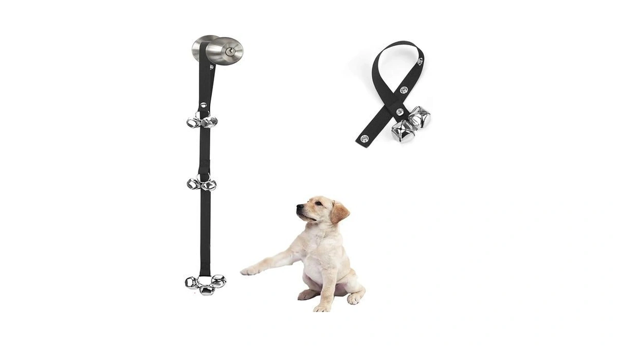 Luckyiren Upgraded Puppy Bells Dog Doorbells For Door Knob/potty Training/go