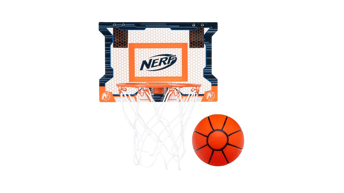 Nerf Pro Hoop Mini Basketball Hoop Set - Steel Rim