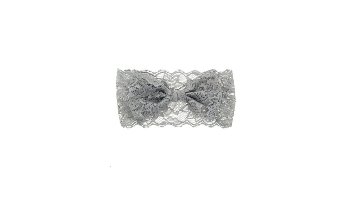 Koolgil Baby Girl's Elegant Lace Bow Knot Headband Children's Rhinestone