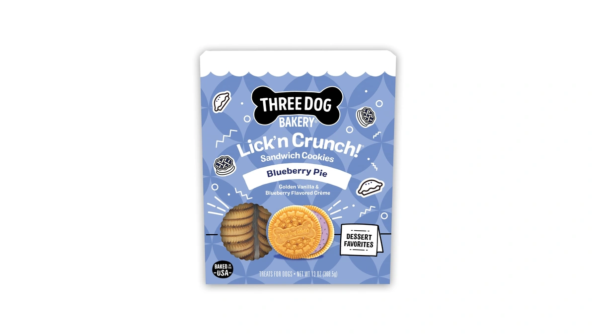 Three Dog Bakery Lick'n Crunch! Dog Treats - 13 Oz