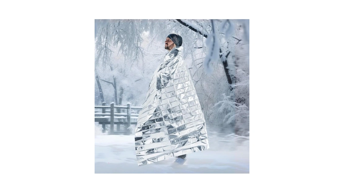 Emergency Mylar Thermal Blankets,space Blanket Survival Kit Camping Blanket, Perfect