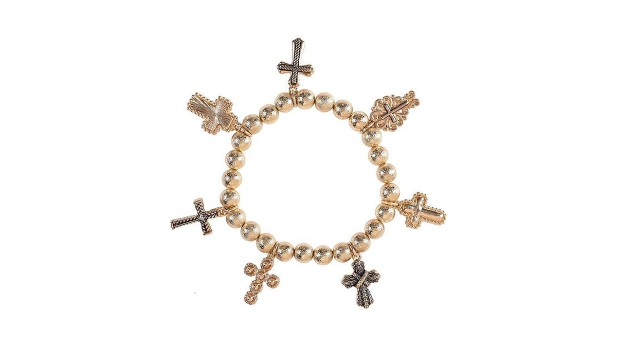 Dicksons Multi Cross Stretch Bracelet For Women Multi Cross Stretch