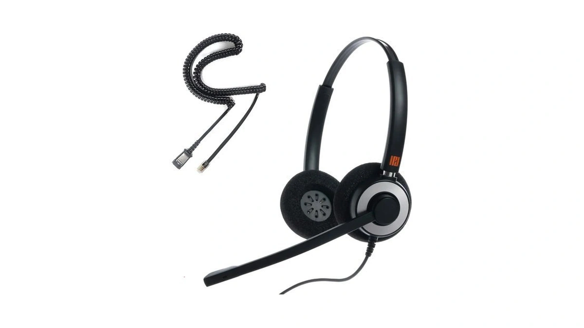 Ipd Iph-165 Phone Headset With Noise Cancelling Microphone For Office