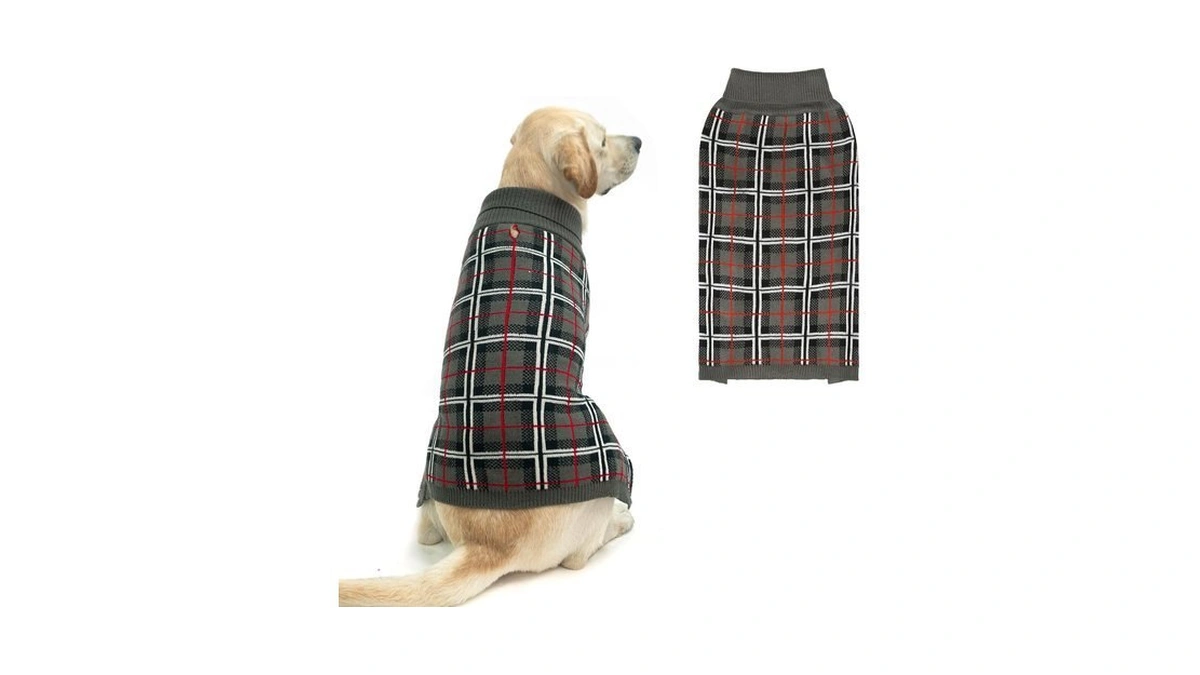 Pupteck Dog Sweaters For Large Medium Small Dogs - Fall