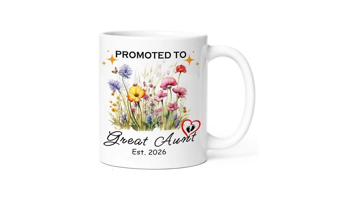 Koxame Promoted To Great Aunt Mug Gifts 2026, First Time