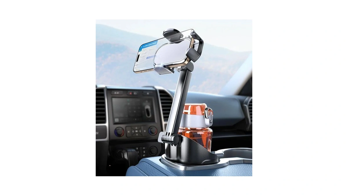 Cup Holder Phone Holder, Unobstructed Phone Mount For Your Car