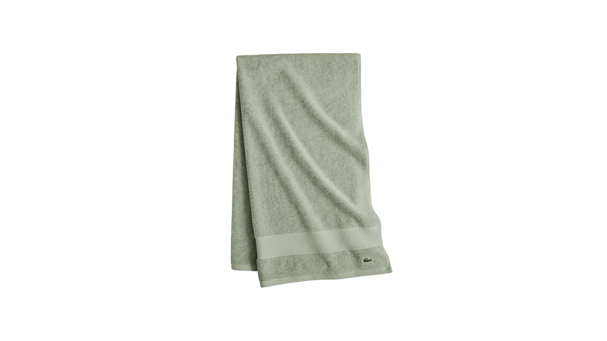 Lacoste Heritage 100% Supima Cotton Bath Towel 30" X 54",