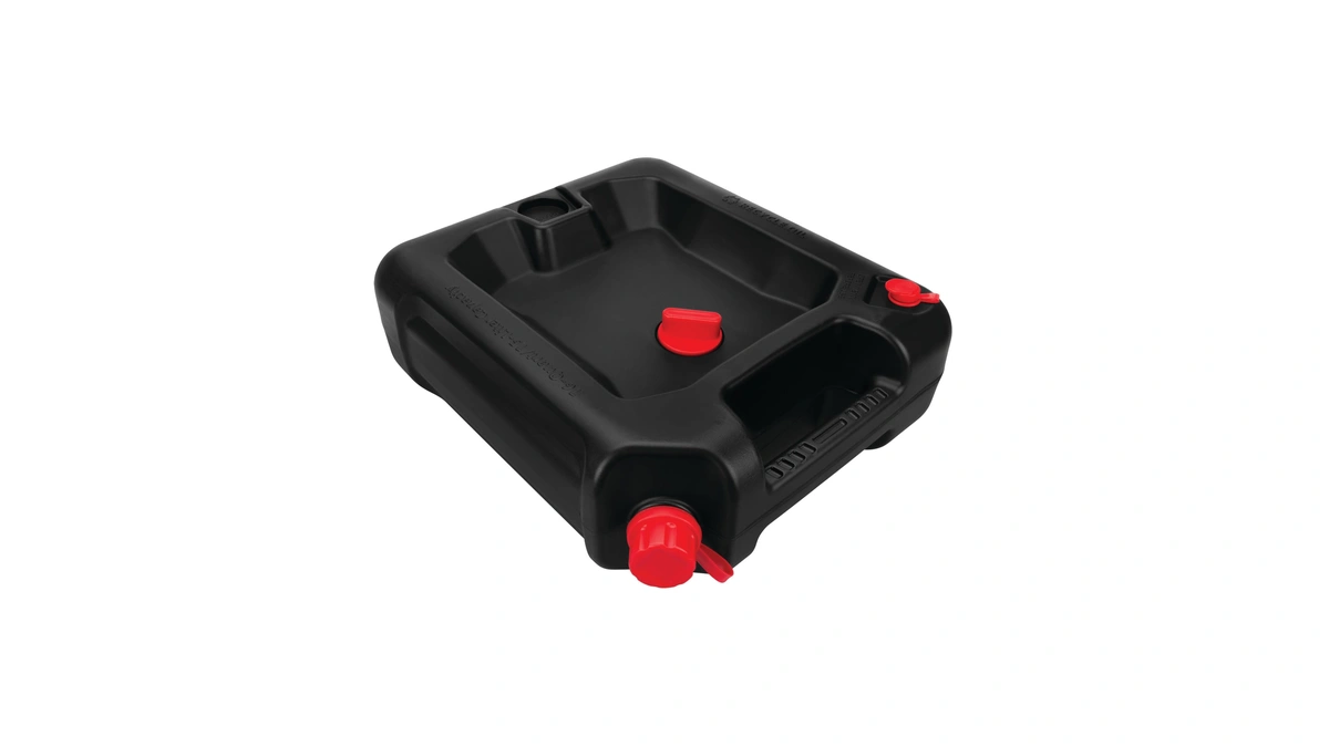 Performance Tool W4077 16-quart Automotive Oil Drain Container, Black