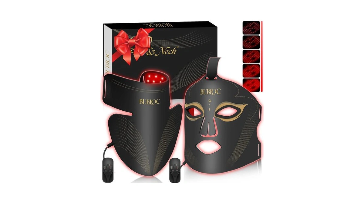 Onisdin Red Light Therapy Mask Set, Five-level Brightness Adjustment For