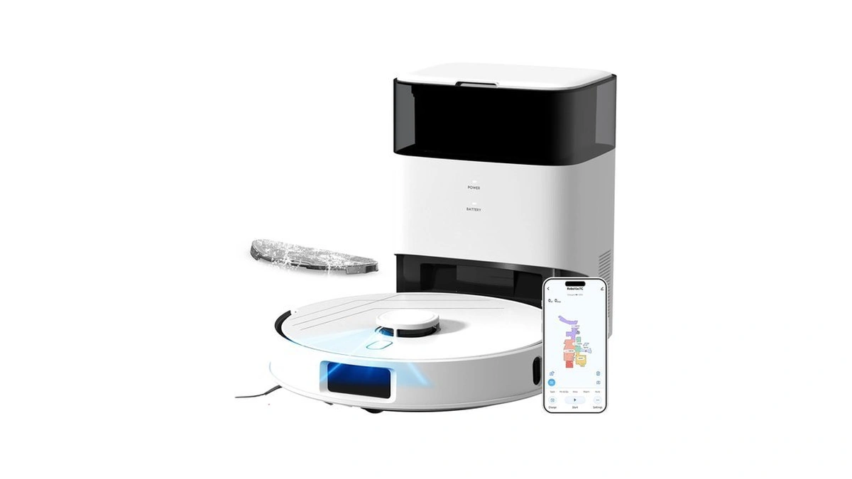 T30+ Robot Vacuum And Mop Self-emptying With 12,000pa, No-collision Obstacle