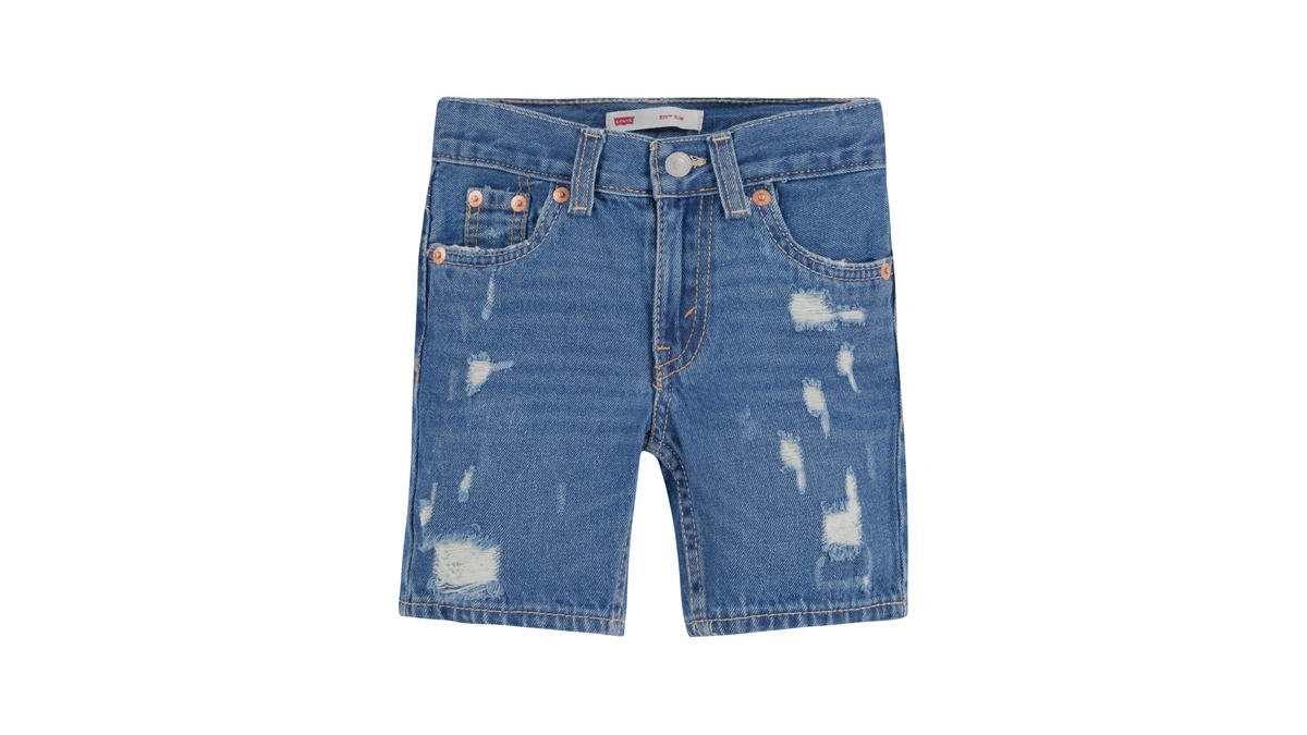 Levi's Boys' 511 Slim Fit Denim Shorts, Paper Shredder, 8