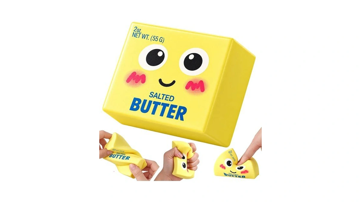 Ckxmhm Butter Squishy, Slow Rebound Squeeze Stress Relief Toy