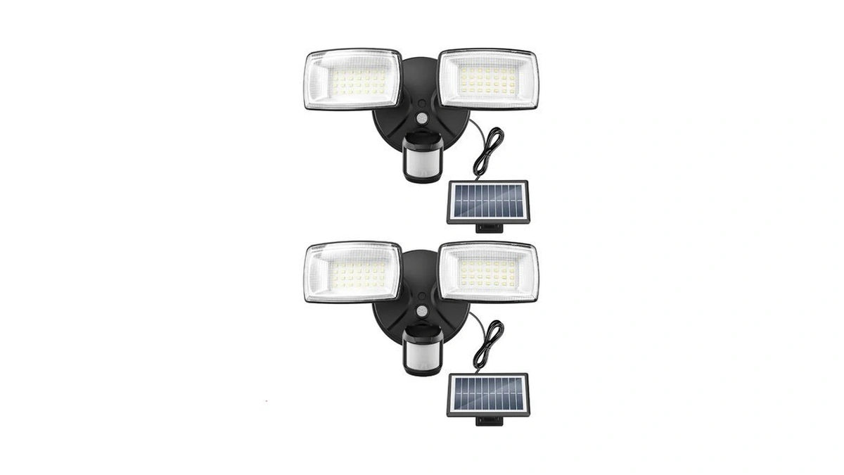 Onforu 36w Solar Led Security Lights, Pir Motion Sensor Outdoor,