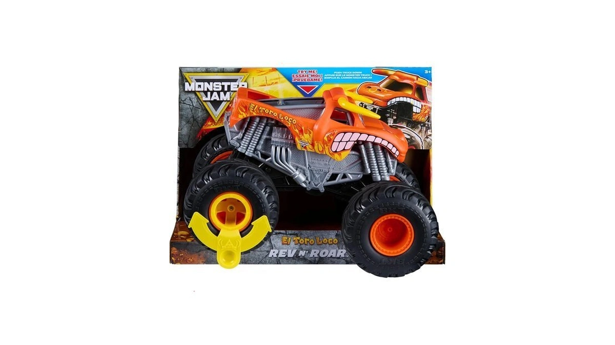 Monster Jam El Toro Loco Rev 'n Roar Monster Truck,