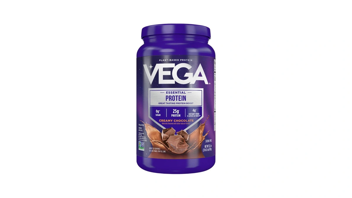 Vega Essential Protein – 25g Vegan Protein Powder, Rich Chocolate