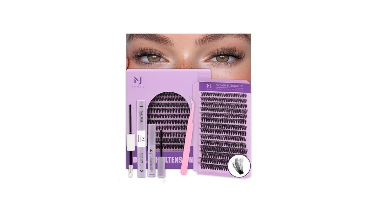 Fluffy Lash Clusters 280pcs Eyelash Extension Kit Thick 60d Volume