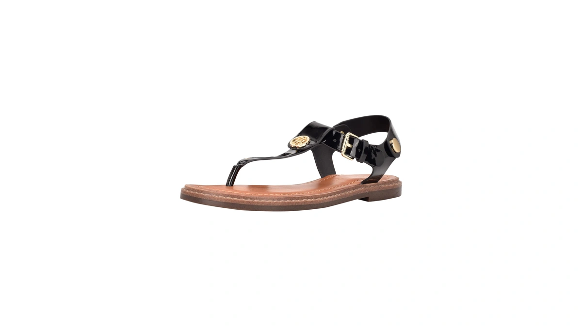 Tommy Hilfiger Bennia Black Patent 6 M