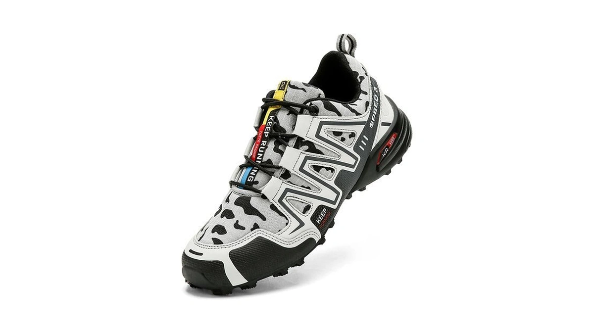 Wdczya Men's Trail Running Shoes Outdoor Non Slip Hiking Shoes