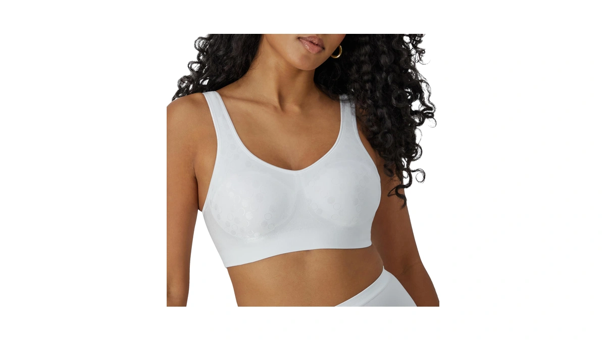 Bali Womens Comfort Revolution Wireless Bra, Comfortflex Fit Full-coverage Wirefree