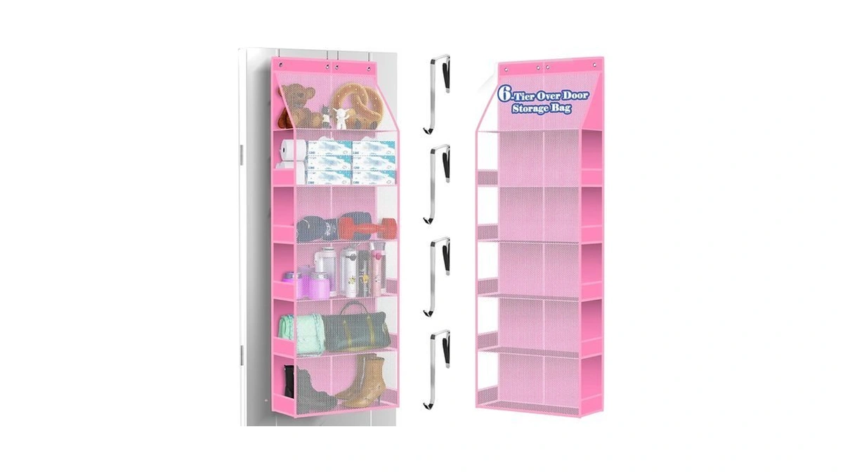 Paulone 6-tier Over The Door Shoe Organizer, 71" Hanging Shoe