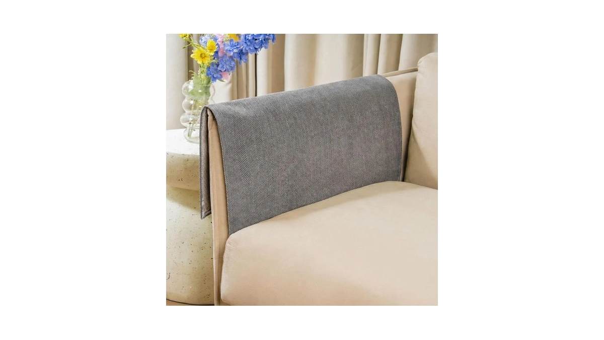 Funny Fuzzy Couch Cover For Dogs, Non-slip Washable Couch Protector