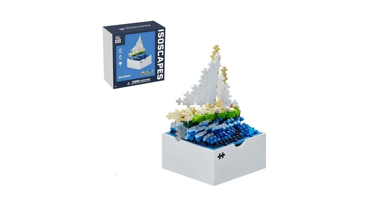 Plus Plus Isoscapes, Maritime Sailboat - Architecture Gifts For Kids