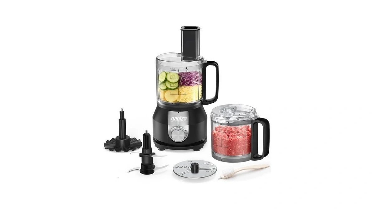 Ganiza -in- Food Processor With -cup Bowls Sl...